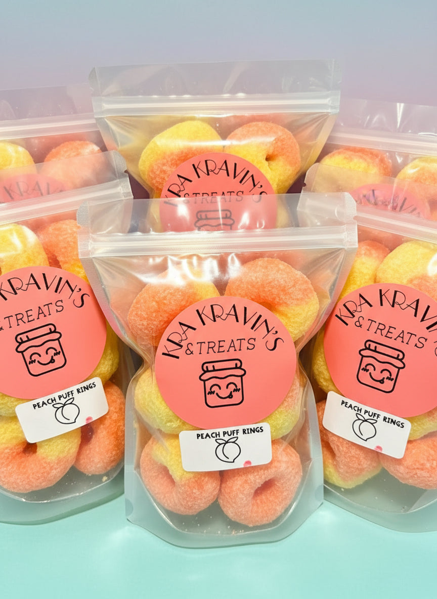 Peach Puff Rings