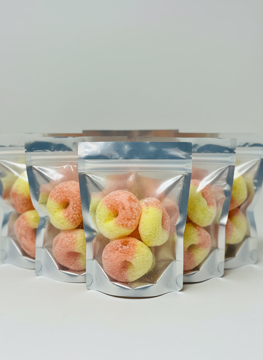 Peach Puff Rings